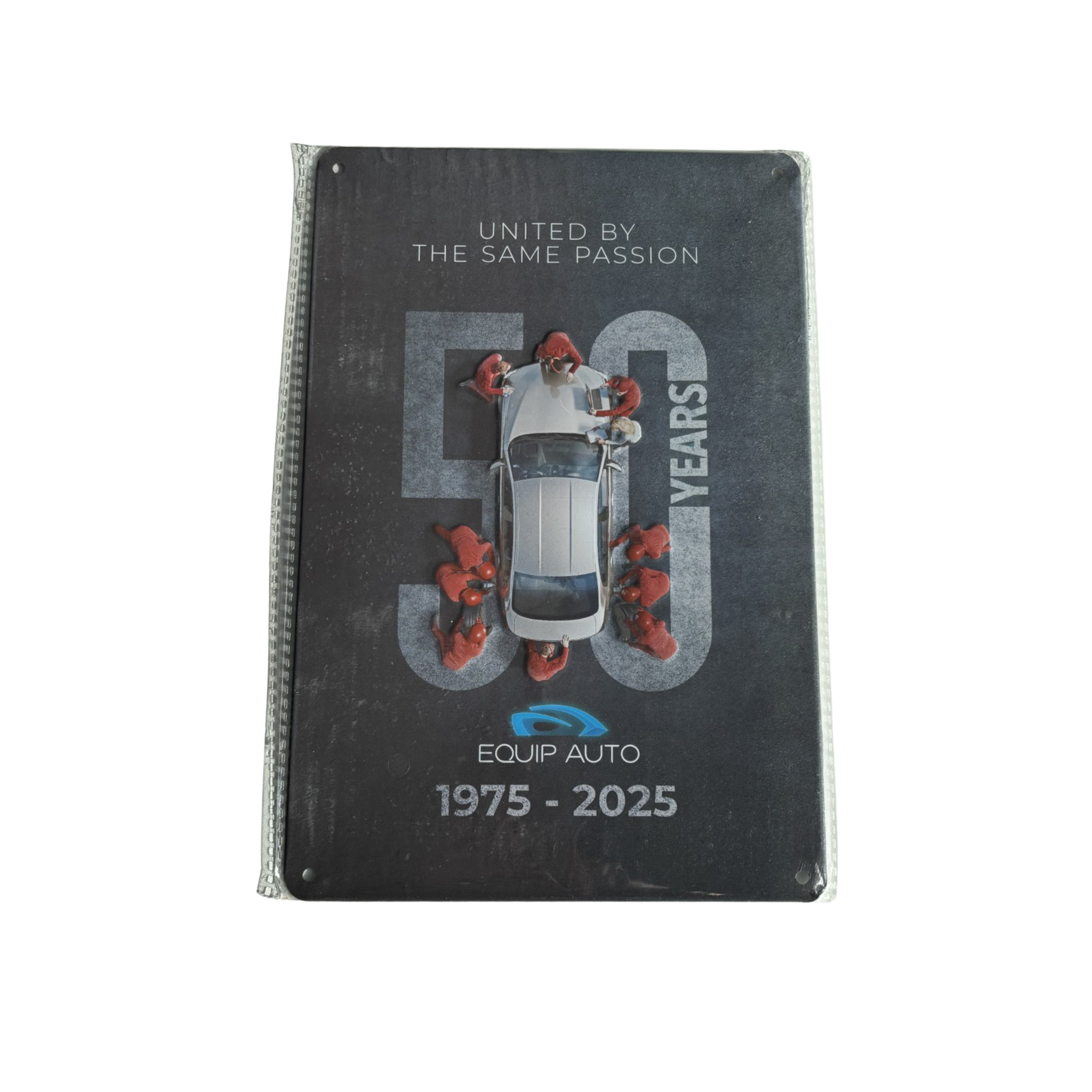 Plaque en métal vintage